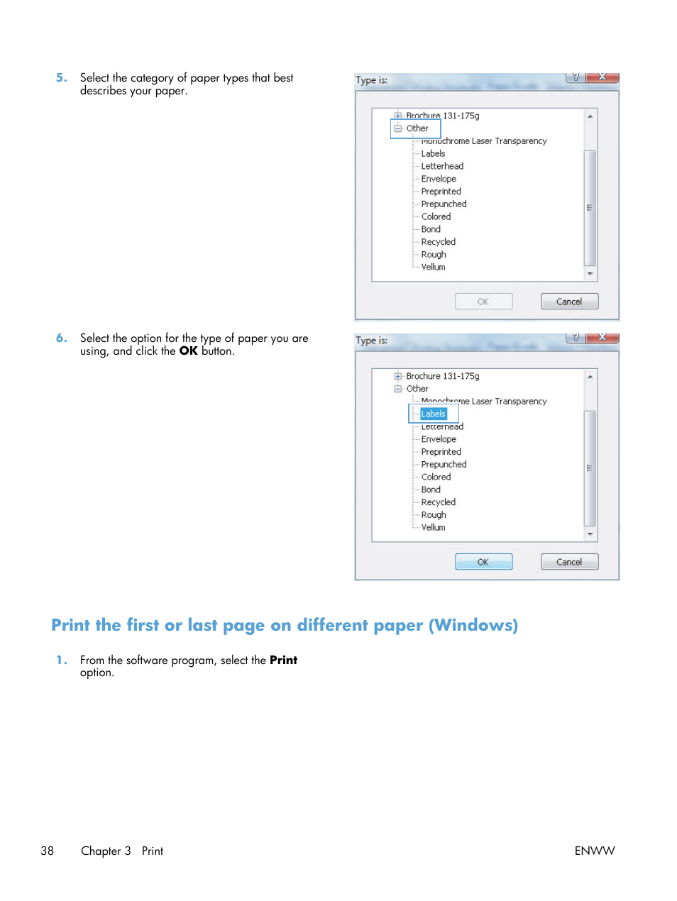 HP LaserJet Pro 400 Printer M401 series User Manual | Page 50 / 148