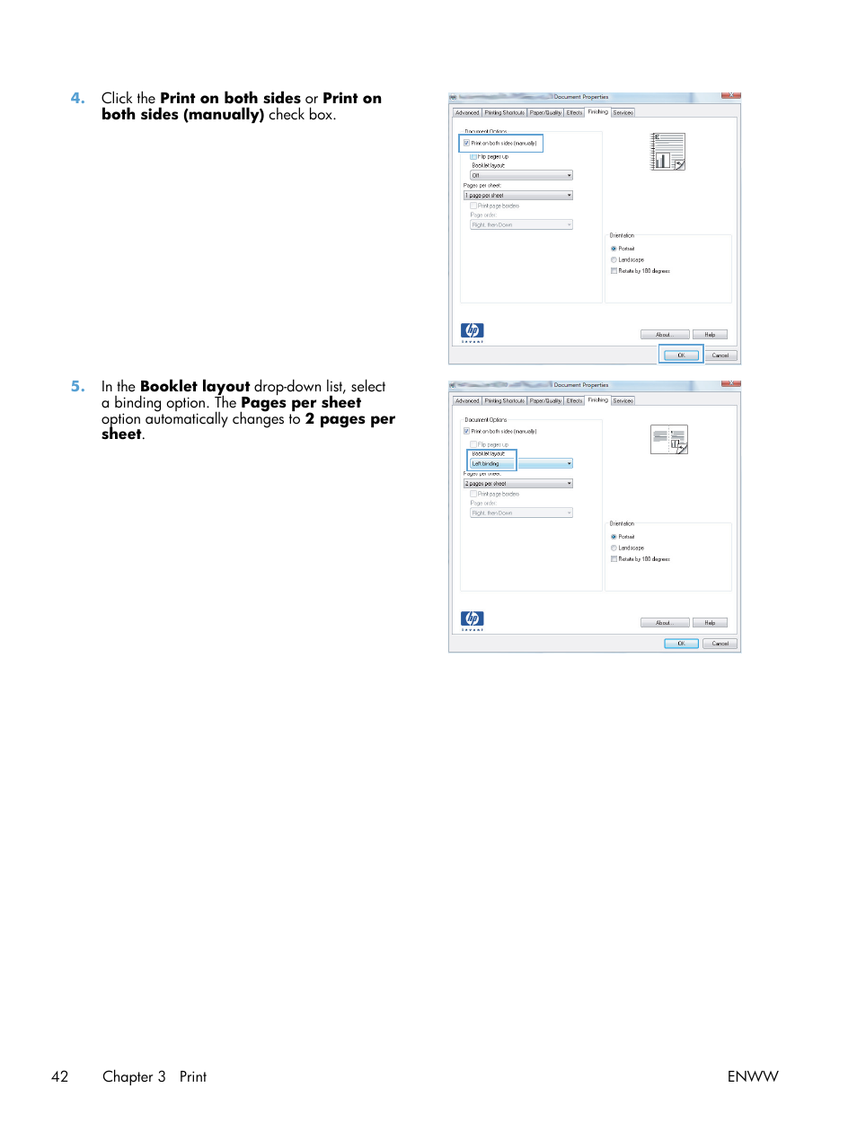 HP LaserJet Pro 400 Printer M401 series User Manual | Page 54 / 148