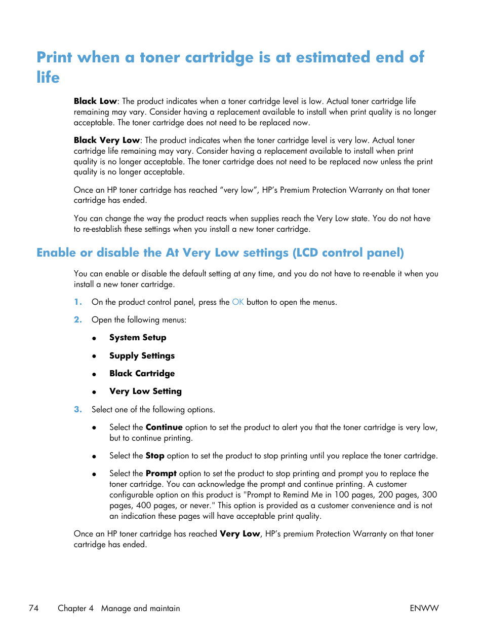 HP LaserJet Pro 400 Printer M401 series User Manual | Page 86 / 148