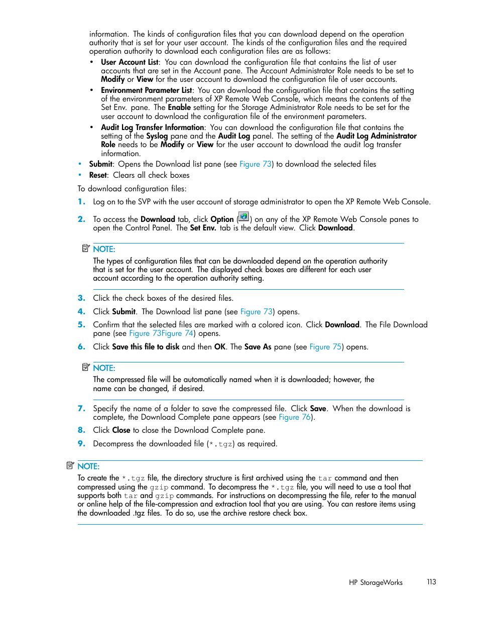 HP StorageWorks XP10000 Disk Array User Manual | Page 113 / 178