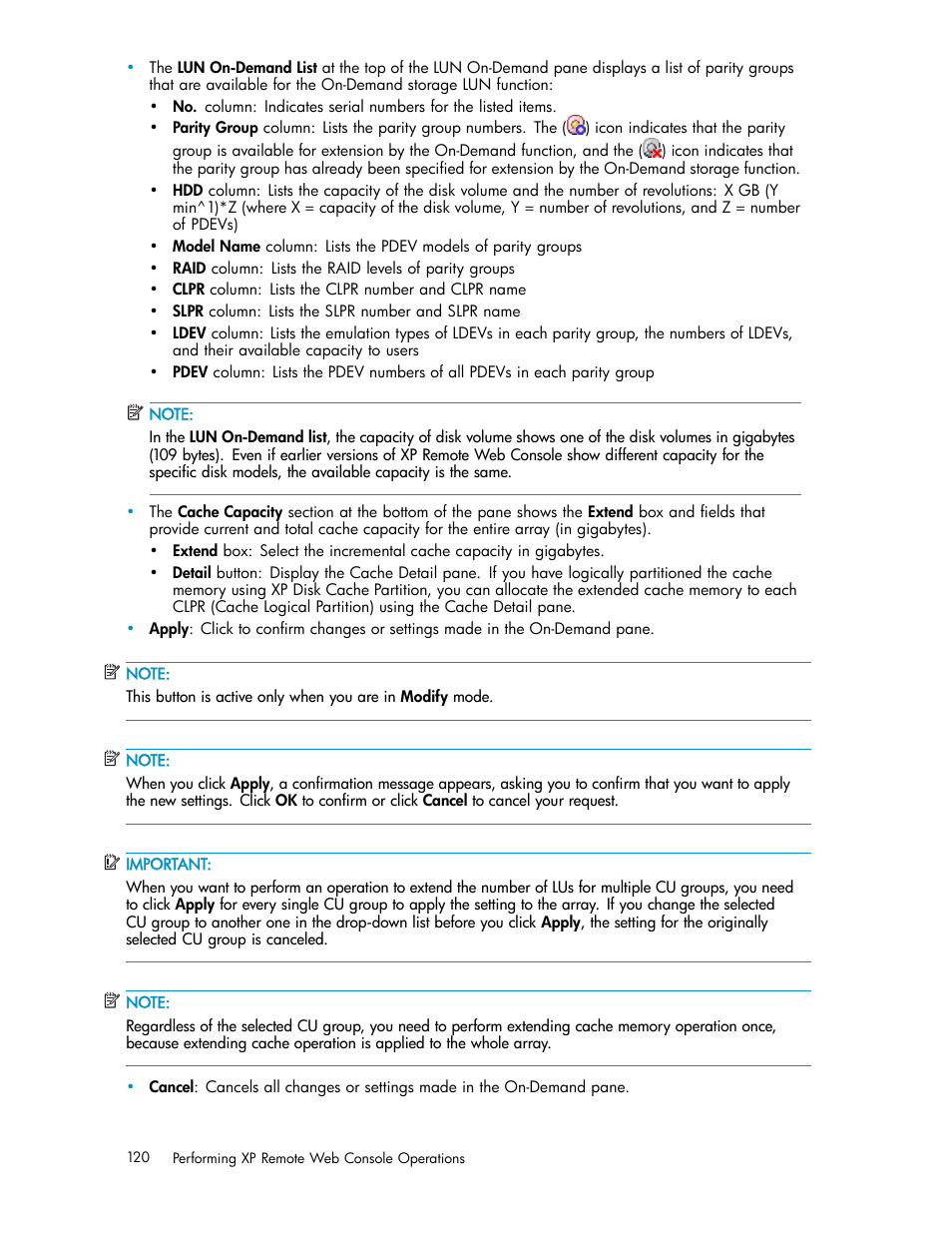 HP StorageWorks XP10000 Disk Array User Manual | Page 120 / 178