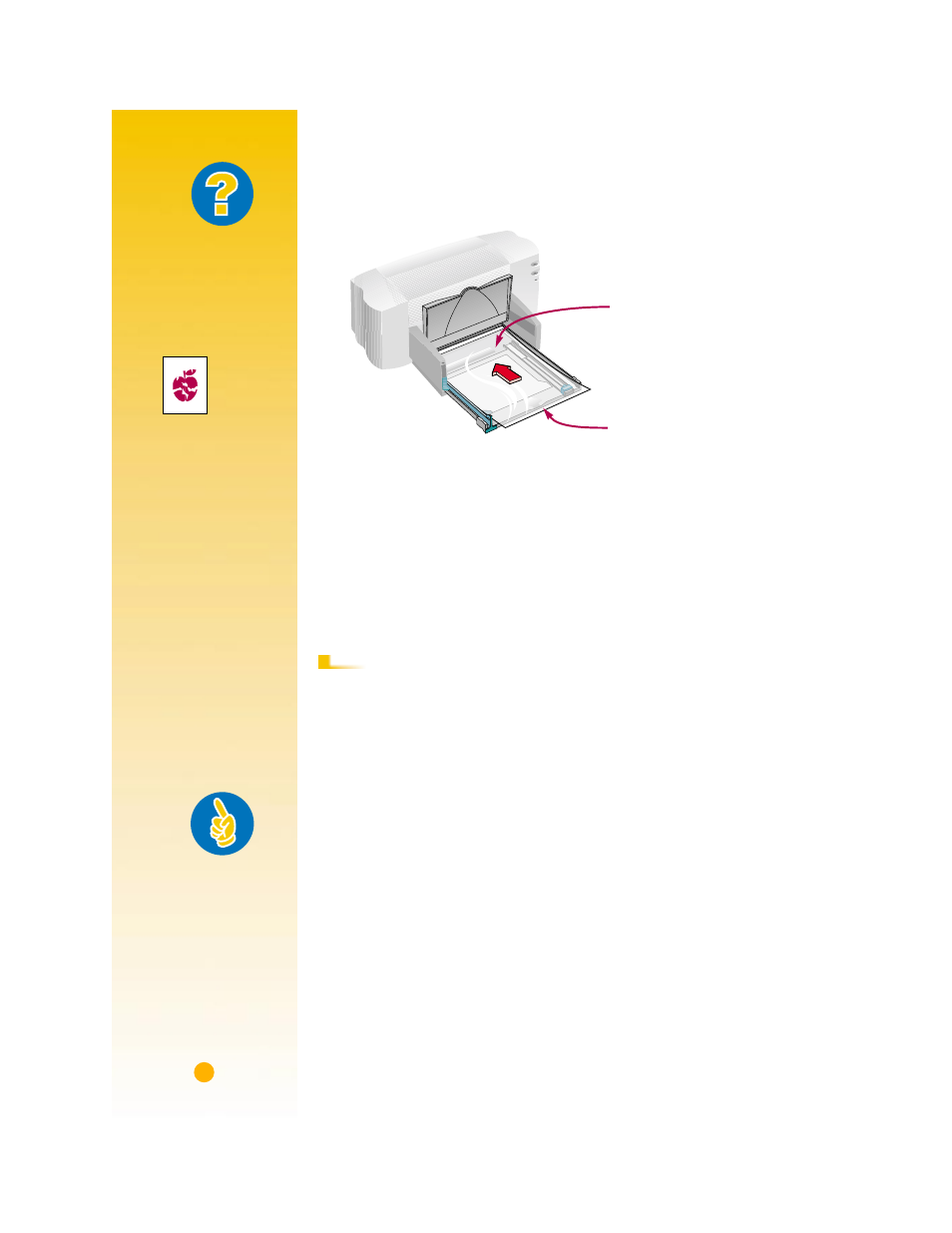 2 put the transparencies in your printer with the, 3 slide in the green paper adjusters, just as you, 4 print the transparency | 5 be patient, What if, Handy hints | HP Deskjet 720c Printer User Manual | Page 43 / 66