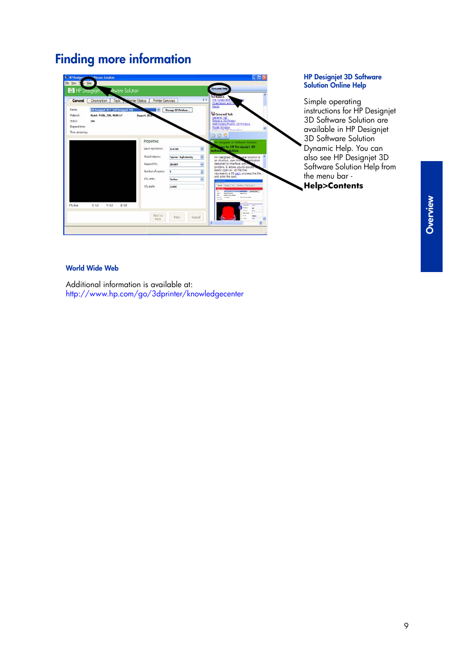 Finding more information | HP Designjet 3D Printer series User Manual | Page 13 / 75