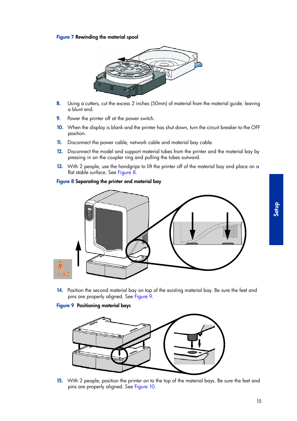 Setup | HP Designjet 3D Printer series User Manual | Page 19 / 75