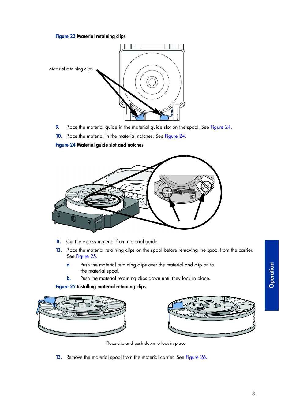 Figure 23, Oper at ion | HP Designjet 3D Printer series User Manual | Page 35 / 75