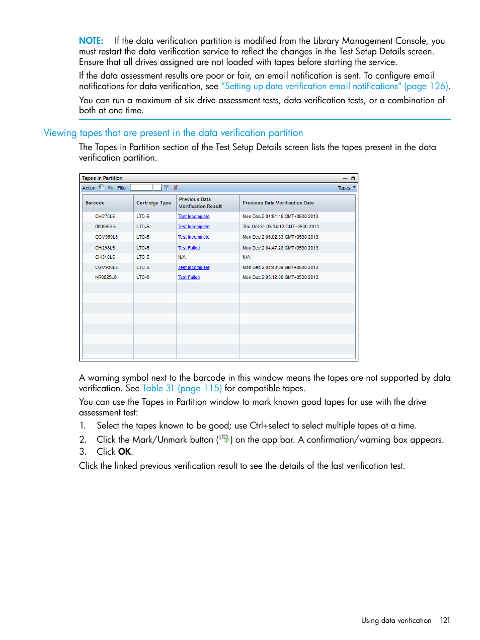Viewing | HP Command View for Tape Libraries Software User Manual | Page 121 / 276