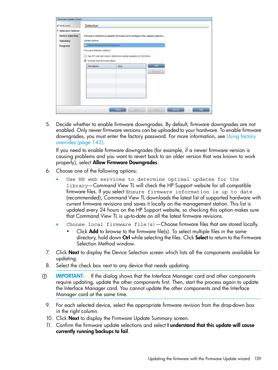 HP Command View for Tape Libraries Software User Manual | Page 139 / 276