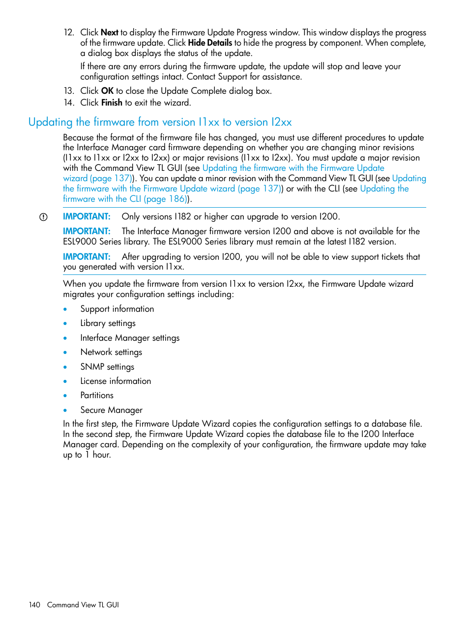 HP Command View for Tape Libraries Software User Manual | Page 140 / 276
