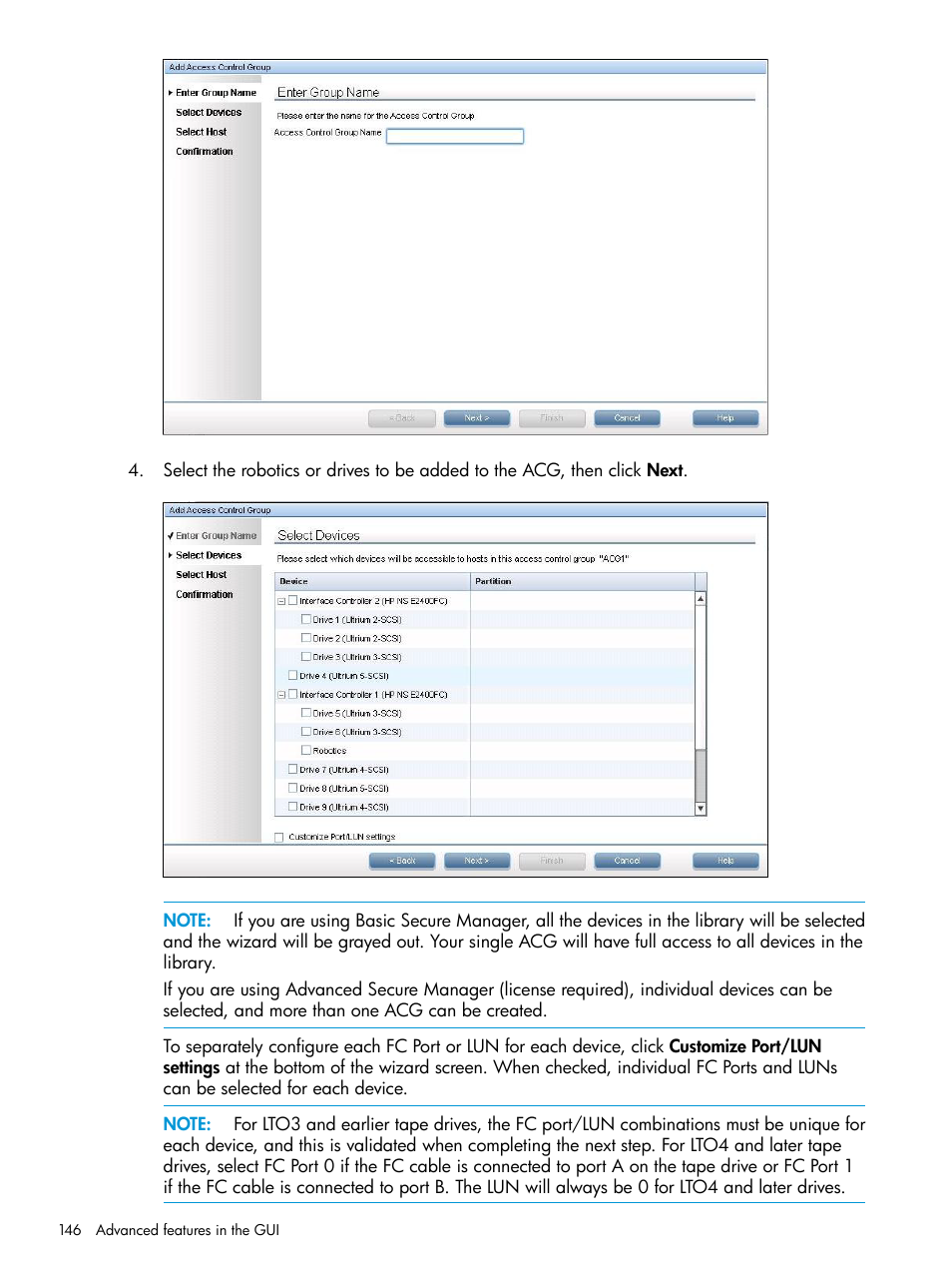 HP Command View for Tape Libraries Software User Manual | Page 146 / 276