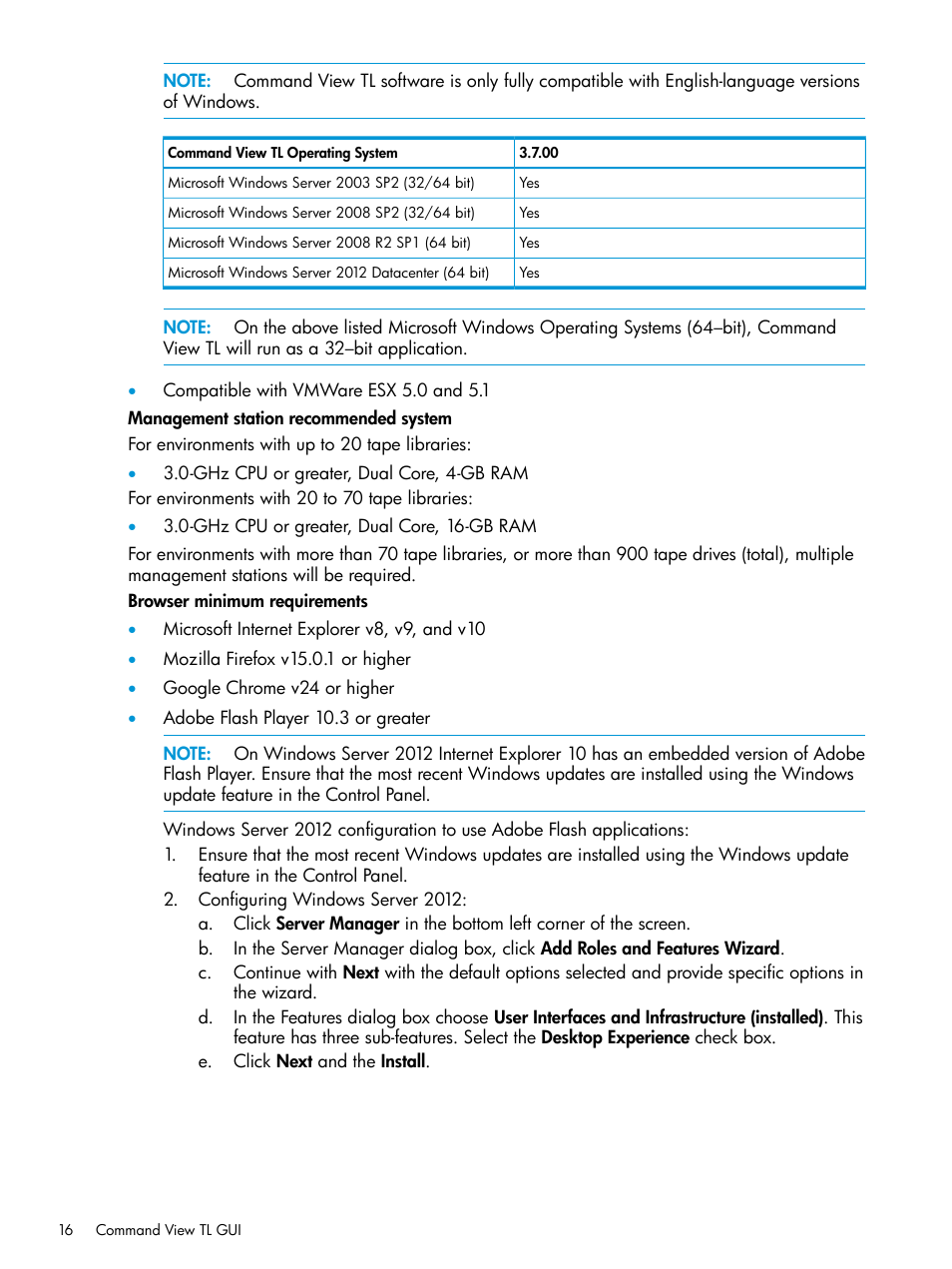 HP Command View for Tape Libraries Software User Manual | Page 16 / 276