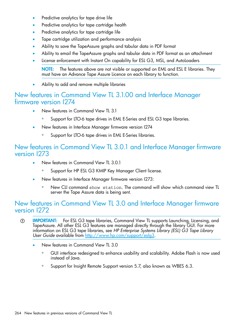 HP Command View for Tape Libraries Software User Manual | Page 264 / 276