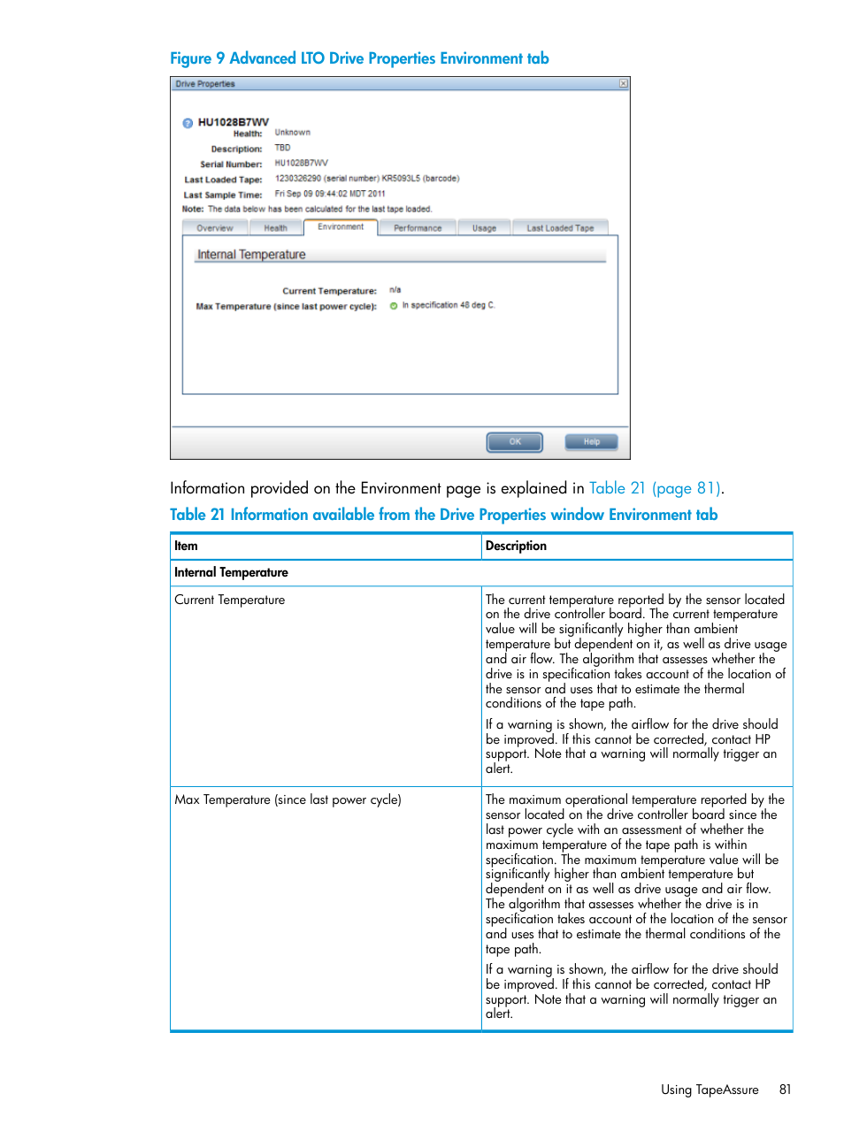 HP Command View for Tape Libraries Software User Manual | Page 81 / 276