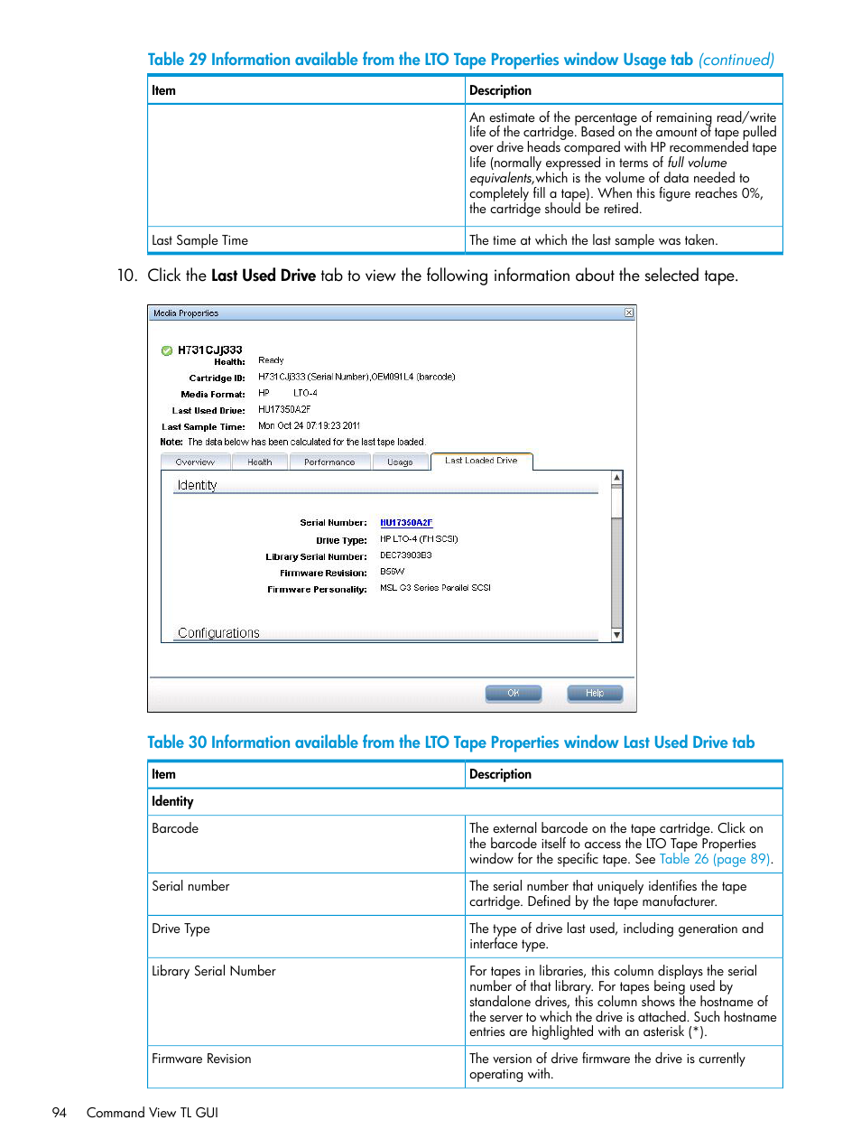 HP Command View for Tape Libraries Software User Manual | Page 94 / 276
