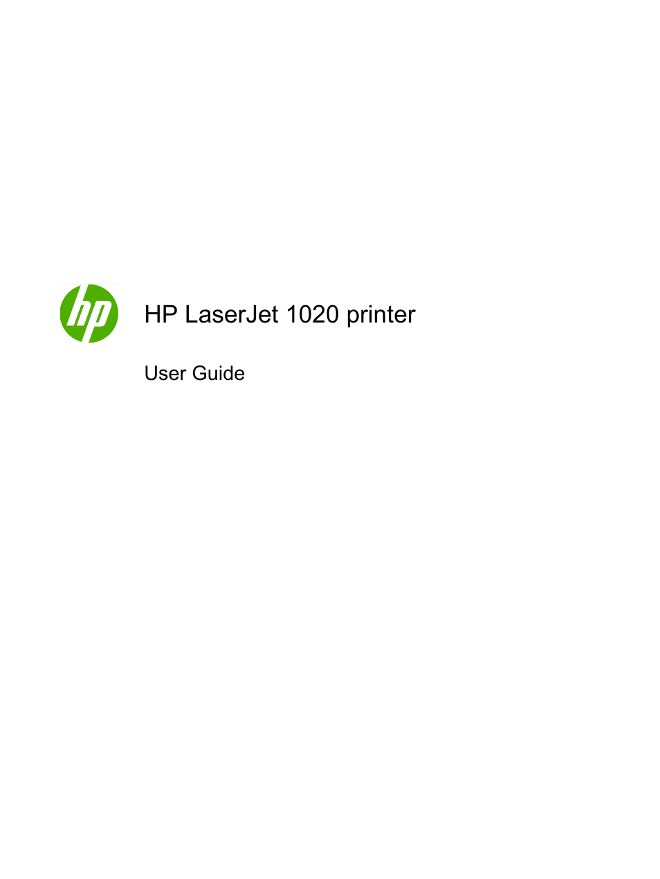 Hp laserjet 1020 printer | HP LaserJet 1020 Plus Printer User Manual | Page 3 / 114