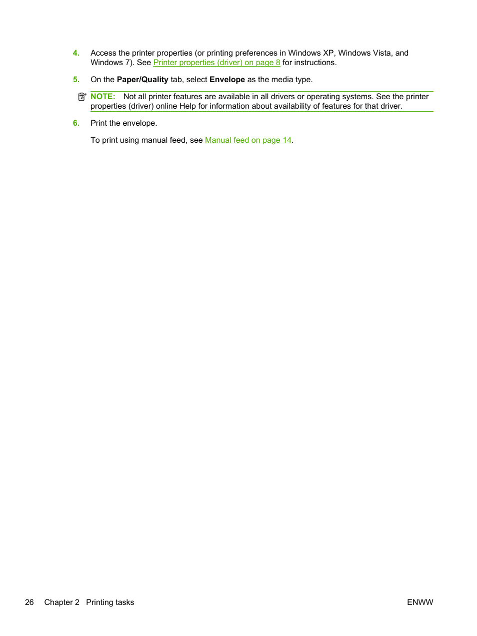 HP LaserJet 1020 Plus Printer User Manual | Page 36 / 114
