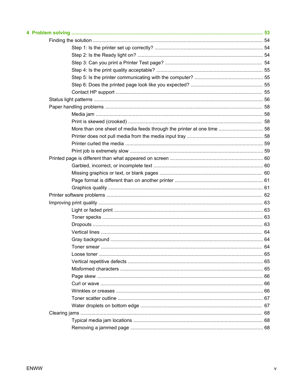 HP LaserJet 1020 Plus Printer User Manual | Page 7 / 114
