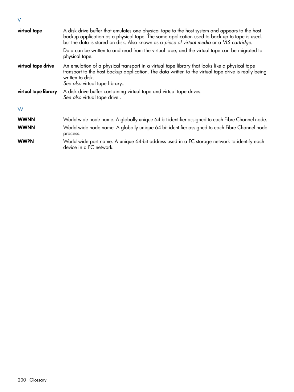 HP 12000 Virtual Library System EVA Gateway User Manual | Page 200 / 207