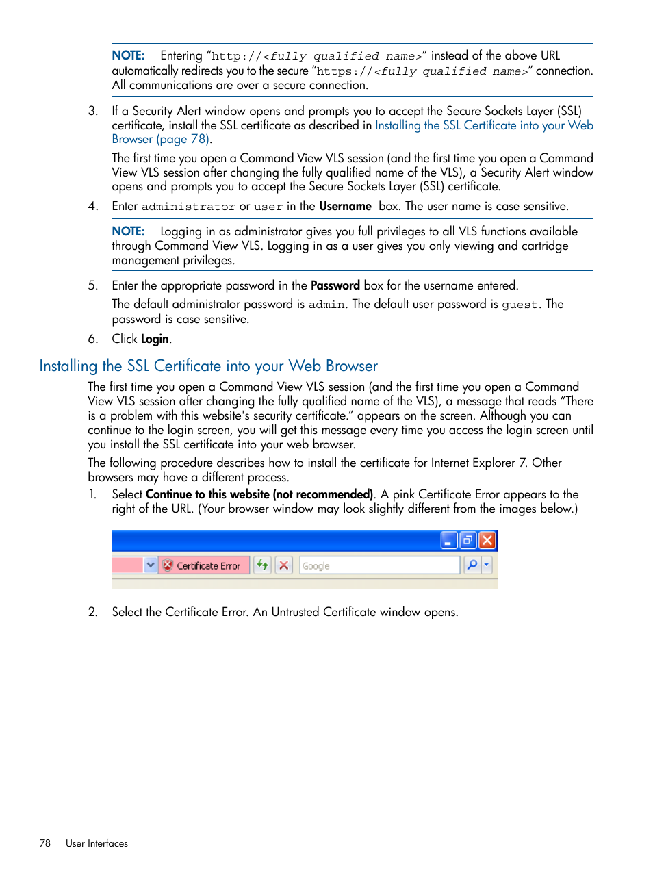 HP 12000 Virtual Library System EVA Gateway User Manual | Page 78 / 207