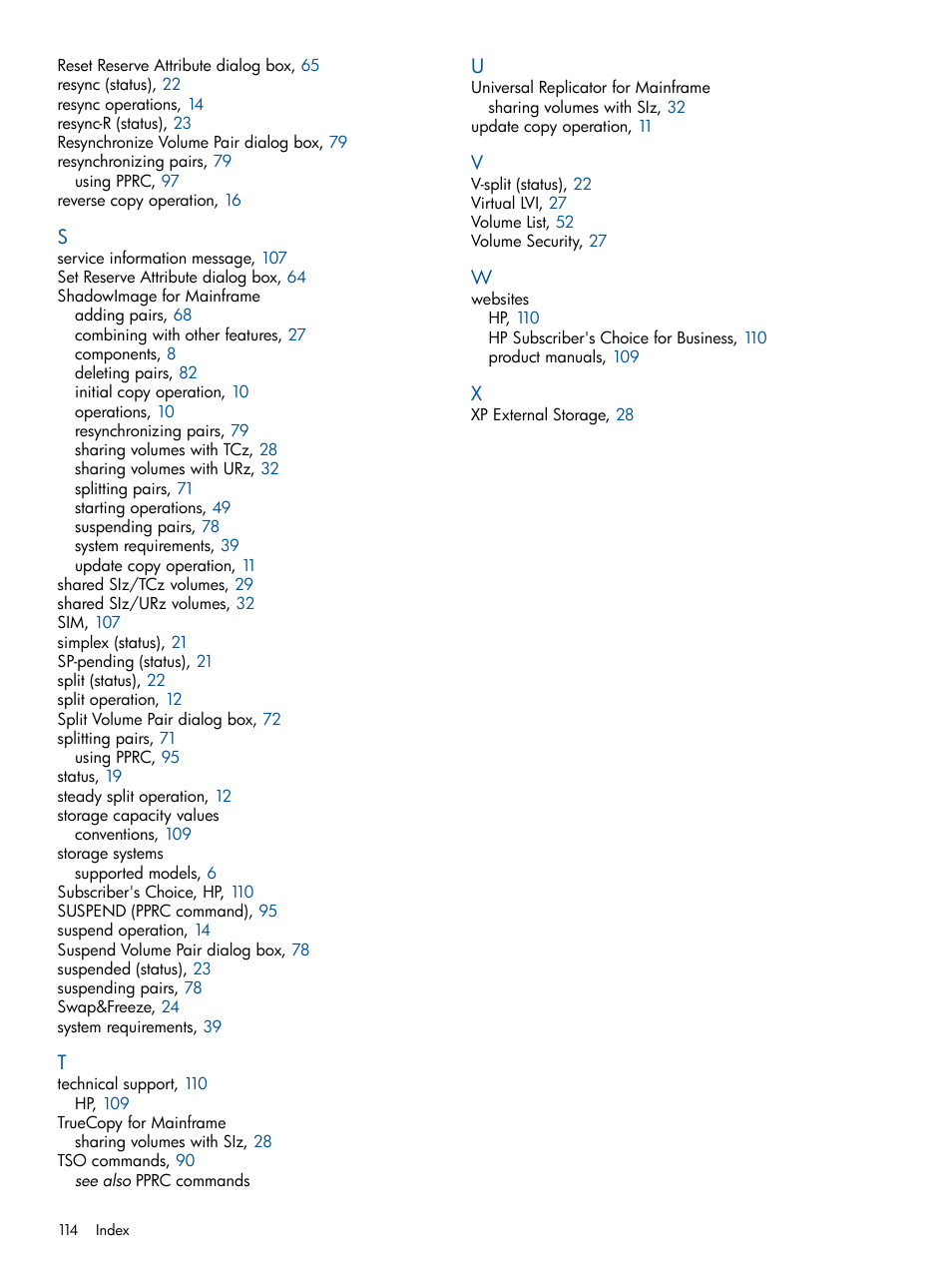 HP StorageWorks XP Remote Web Console Software User Manual | Page 114 / 114