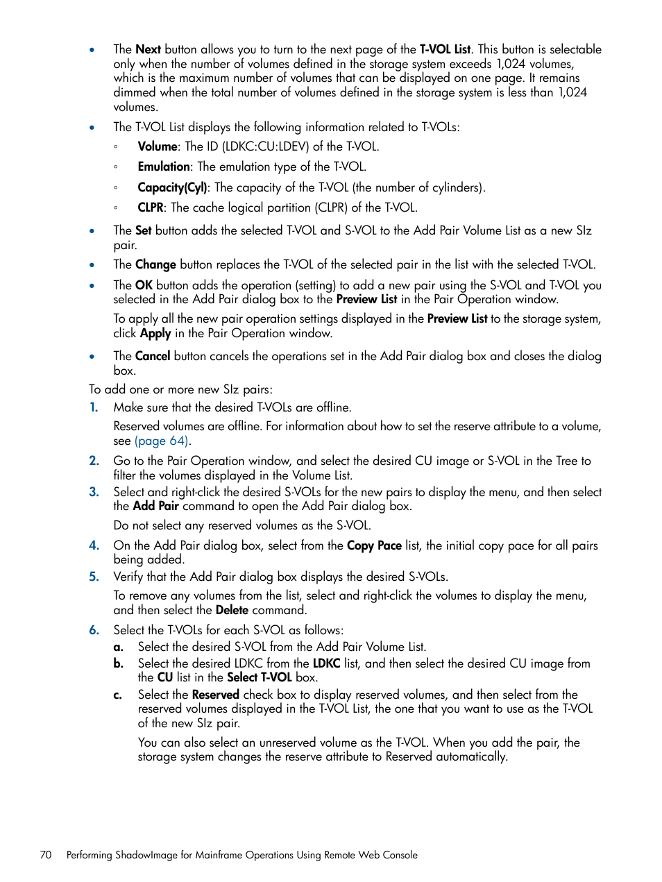 HP StorageWorks XP Remote Web Console Software User Manual | Page 70 / 114