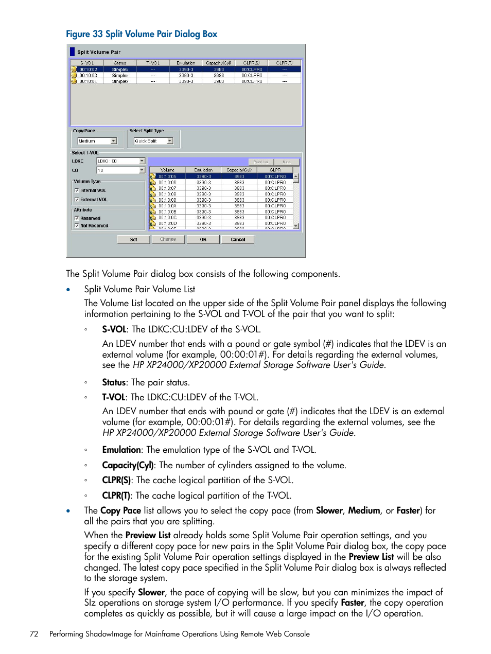 HP StorageWorks XP Remote Web Console Software User Manual | Page 72 / 114