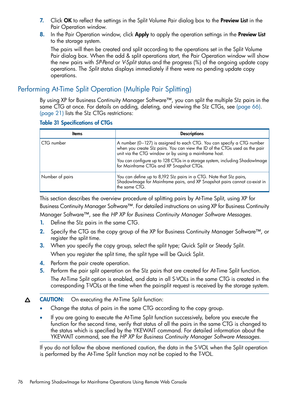 HP StorageWorks XP Remote Web Console Software User Manual | Page 76 / 114