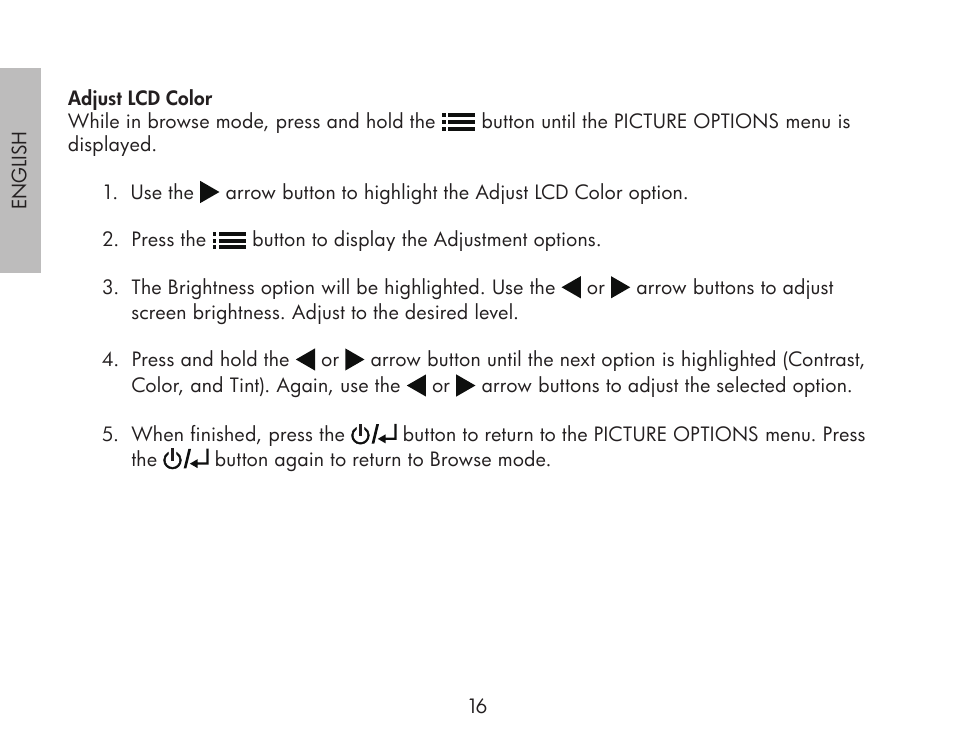 HP df300 Digital Picture Frame User Manual | Page 16 / 62