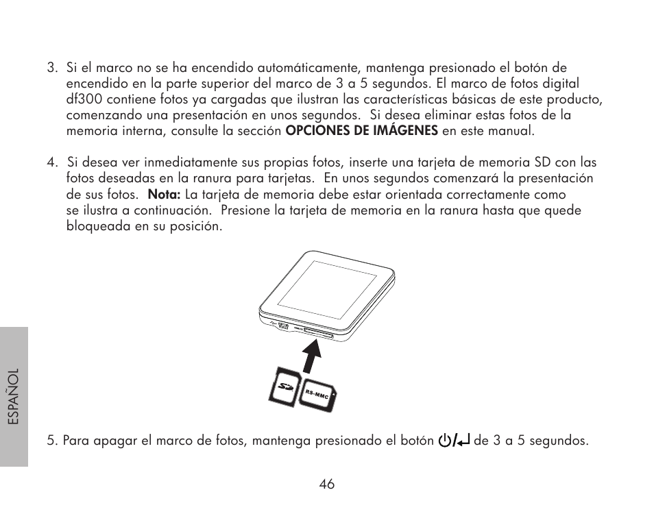 HP df300 Digital Picture Frame User Manual | Page 46 / 62
