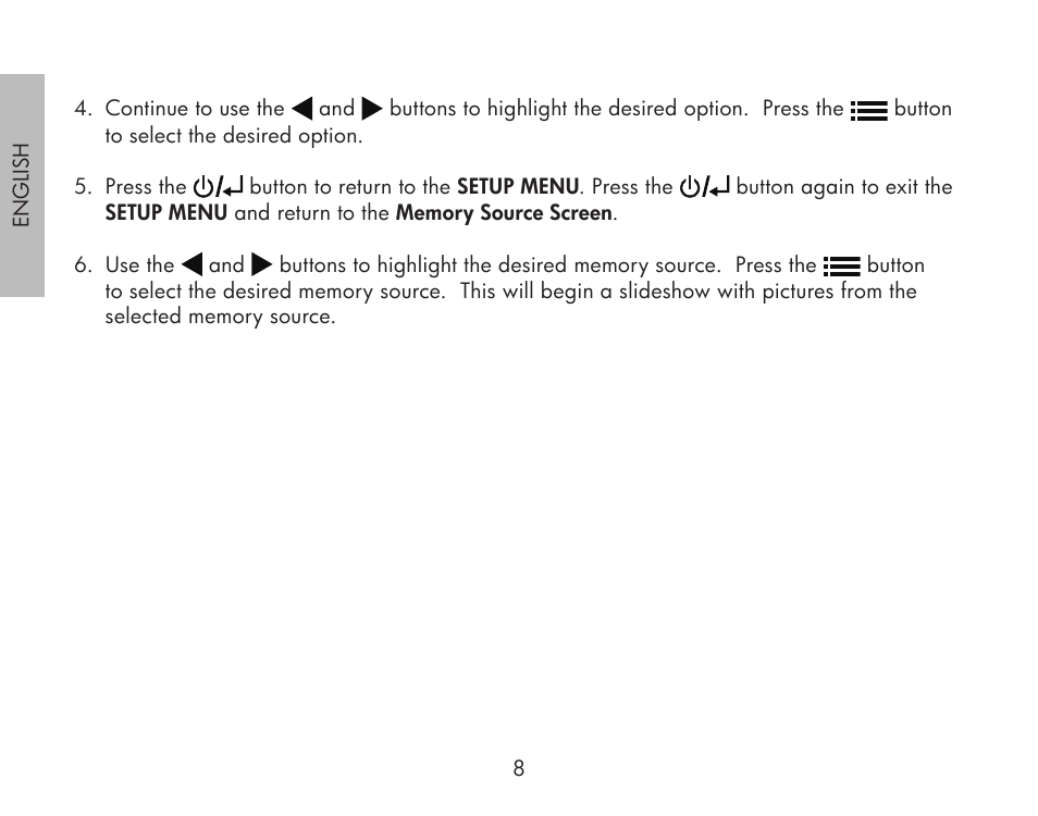 HP df300 Digital Picture Frame User Manual | Page 8 / 62