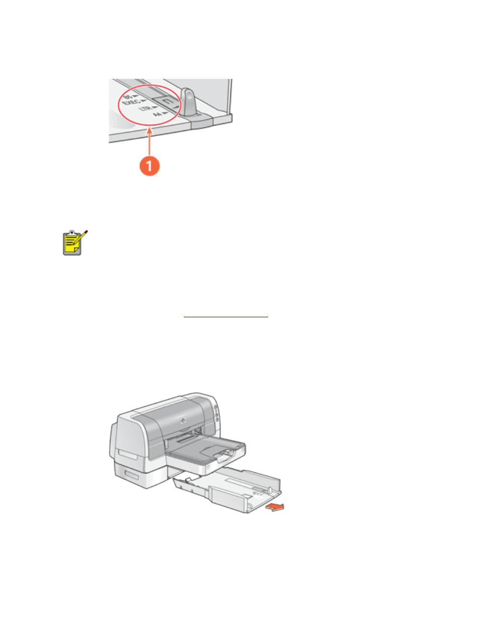Load paper in the tray | HP Deskjet 6127 Color Inkjet Printer User Manual | Page 23 / 137