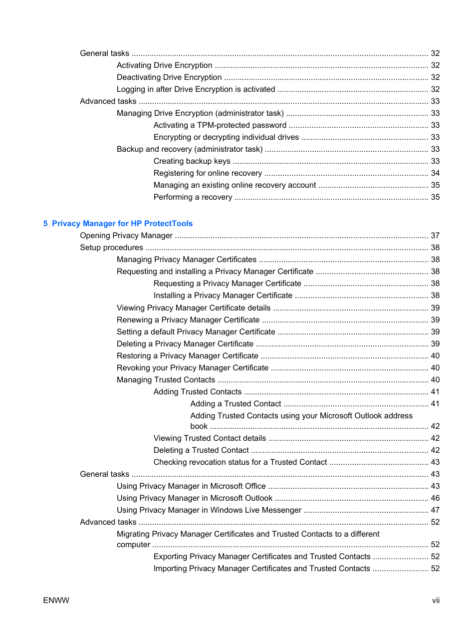 HP Compaq dc7900 Small Form Factor PC User Manual | Page 7 / 110