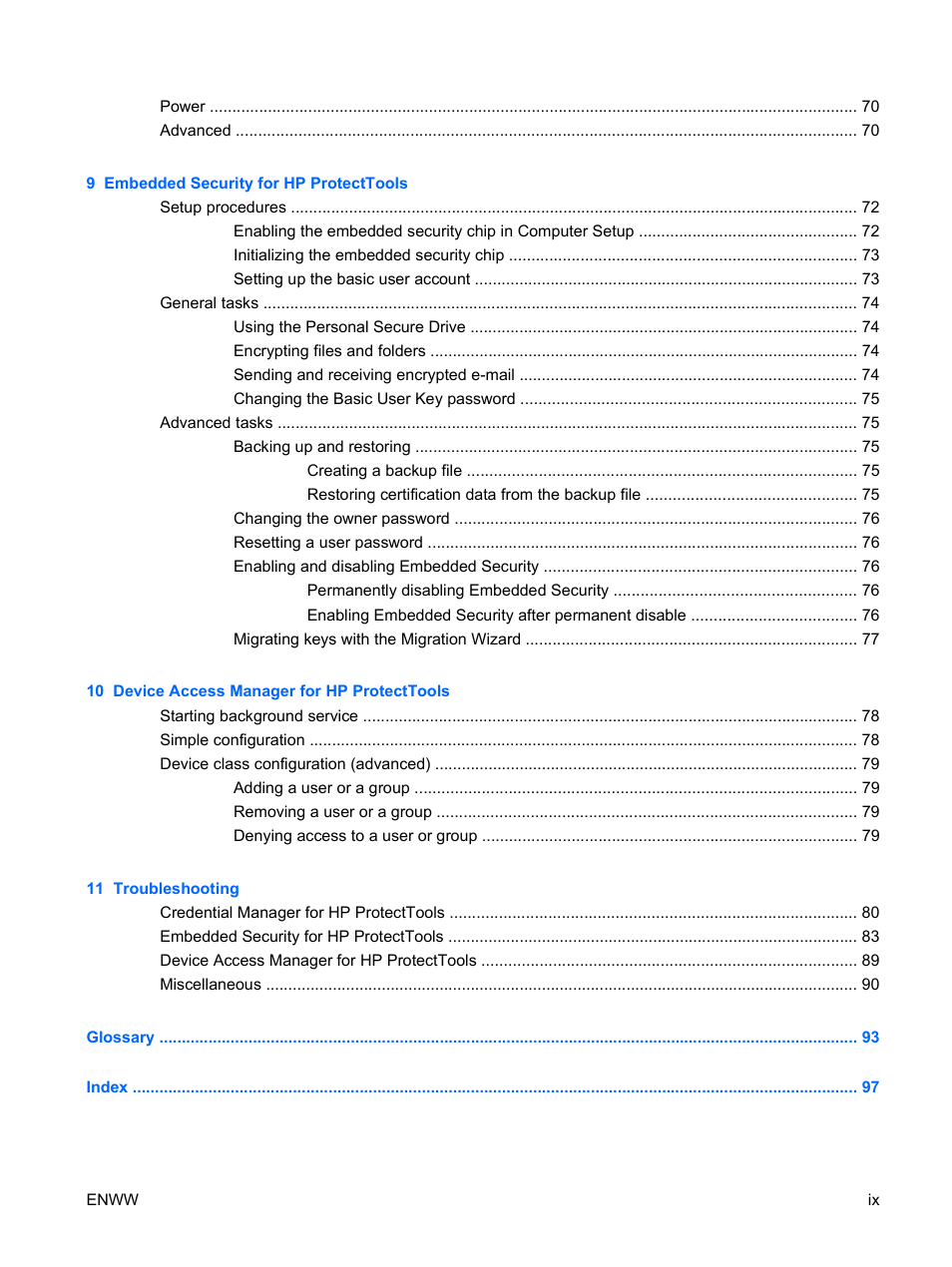 HP Compaq dc7900 Small Form Factor PC User Manual | Page 9 / 110