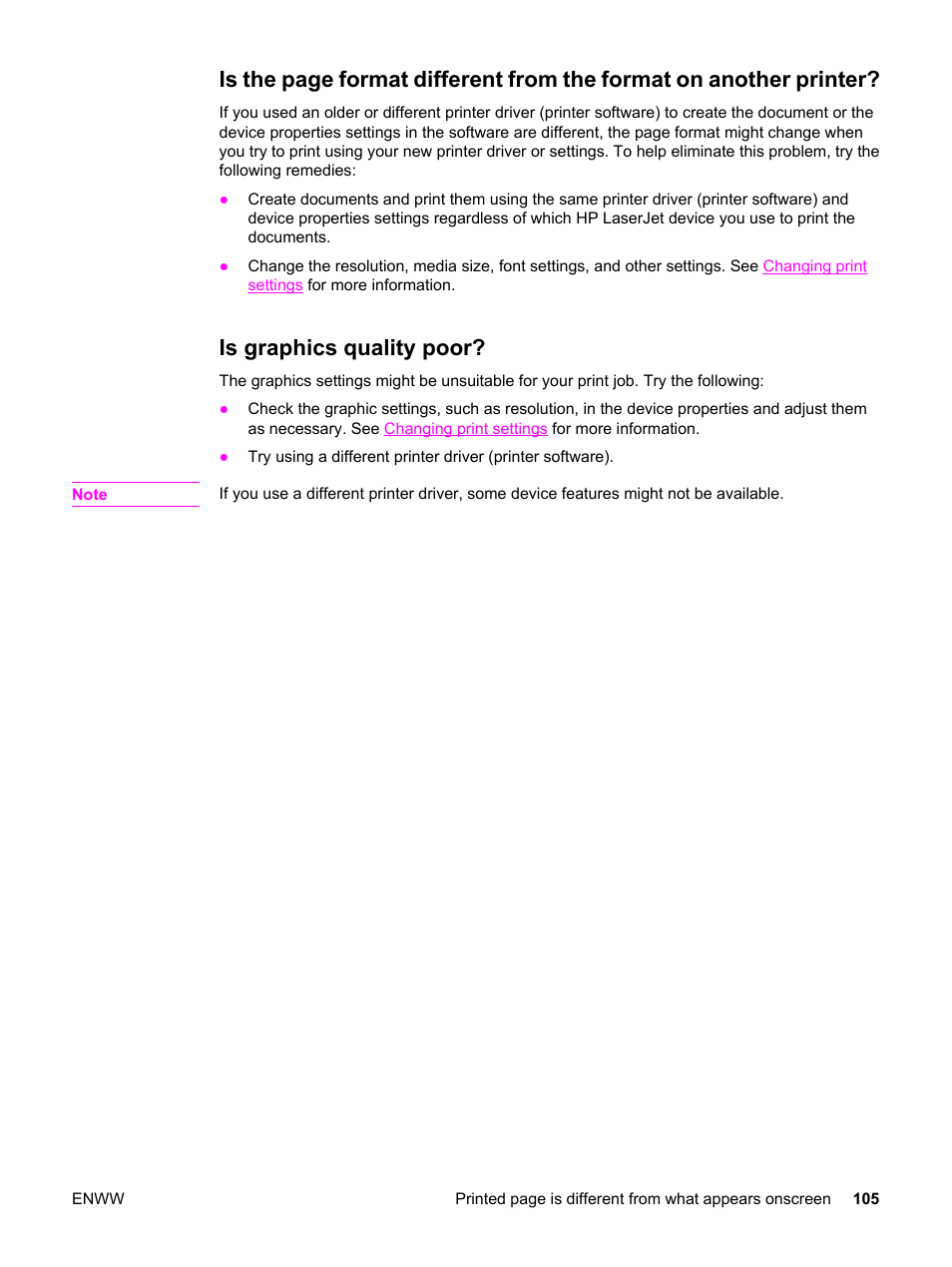 Is graphics quality poor | HP LaserJet 3380 All-in-One Printer User Manual | Page 117 / 196