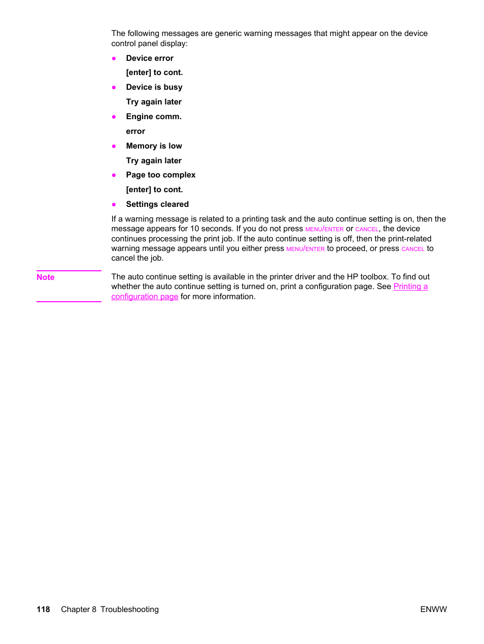 HP LaserJet 3380 All-in-One Printer User Manual | Page 130 / 196