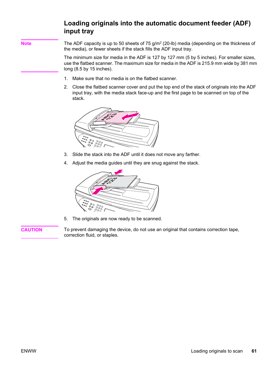 HP LaserJet 3380 All-in-One Printer User Manual | Page 73 / 196