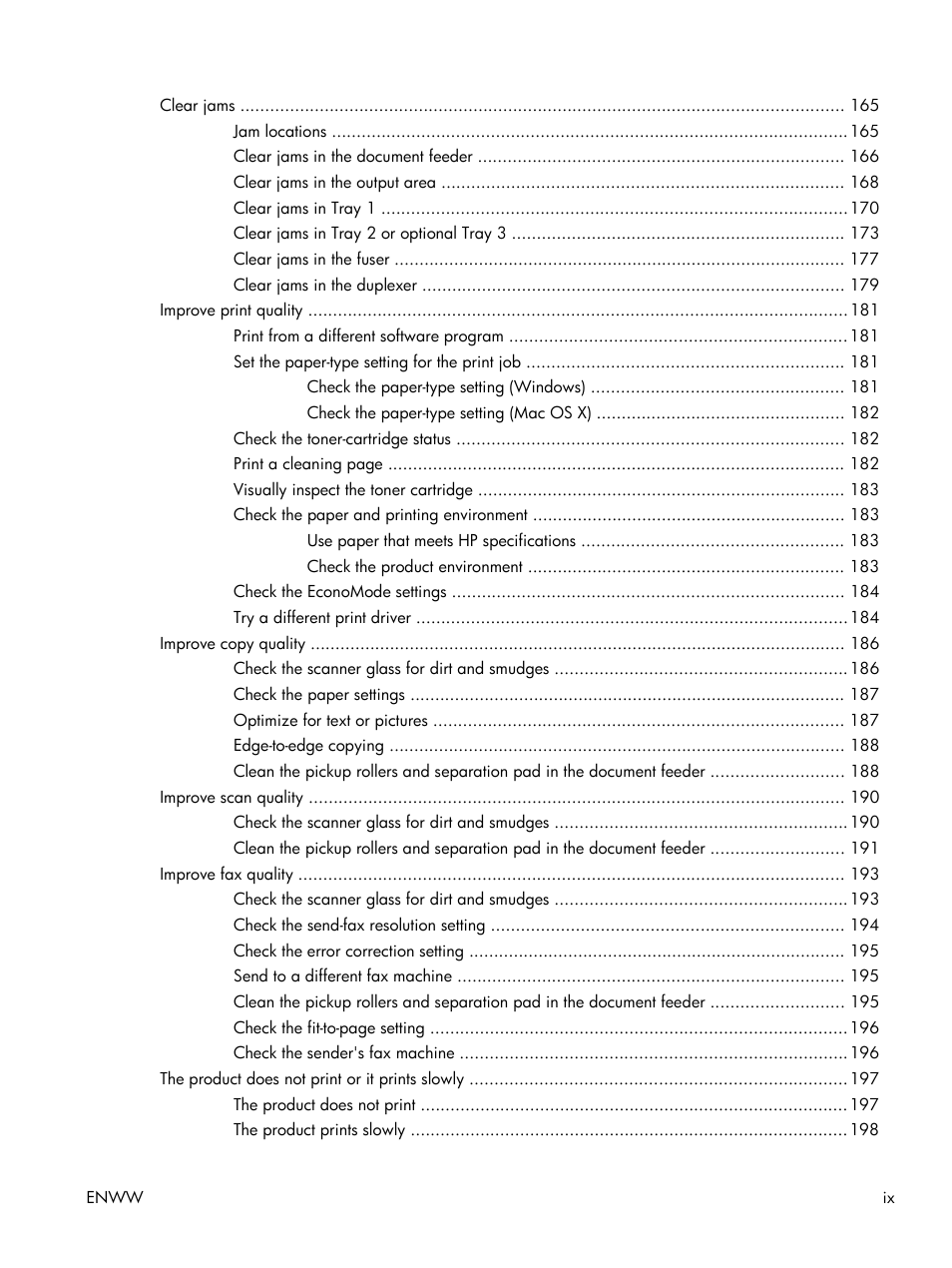 HP LaserJet Pro M521 Multifunction Printer series User Manual | Page 11 / 256