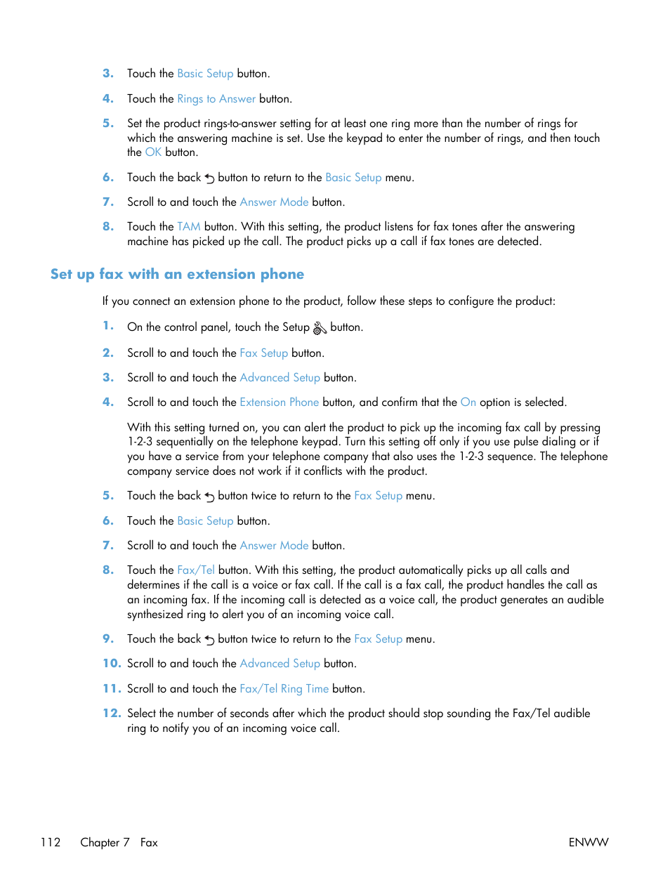 HP LaserJet Pro M521 Multifunction Printer series User Manual | Page 126 / 256