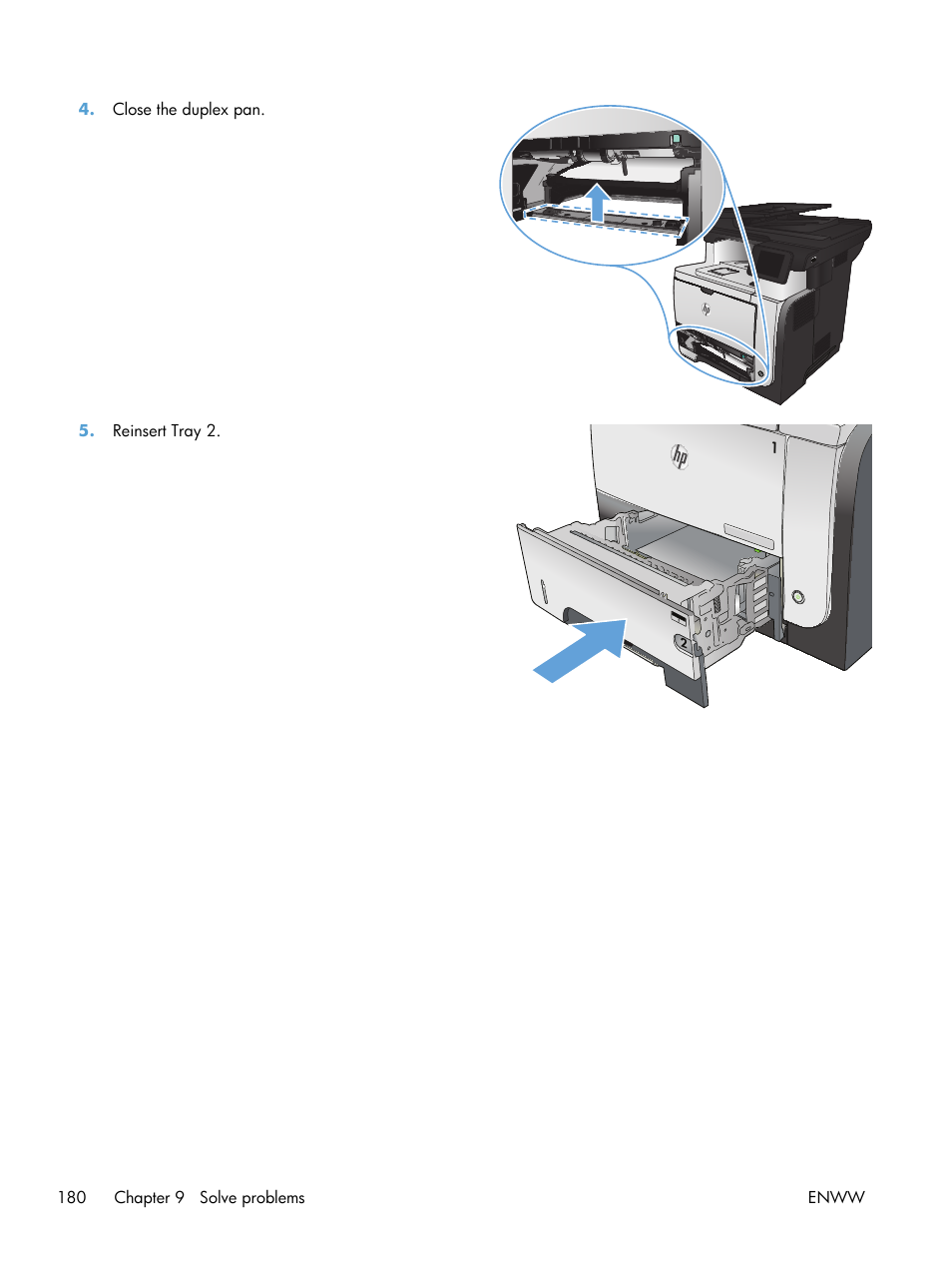 HP LaserJet Pro M521 Multifunction Printer series User Manual | Page 194 / 256