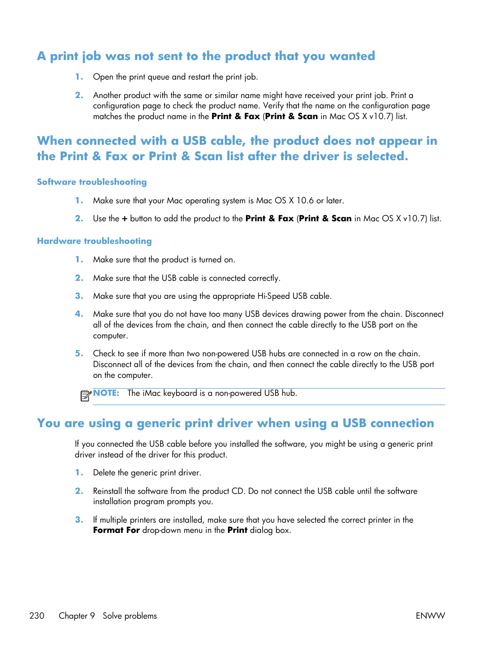 List after the driver is selected | HP LaserJet Pro M521 Multifunction Printer series User Manual | Page 244 / 256
