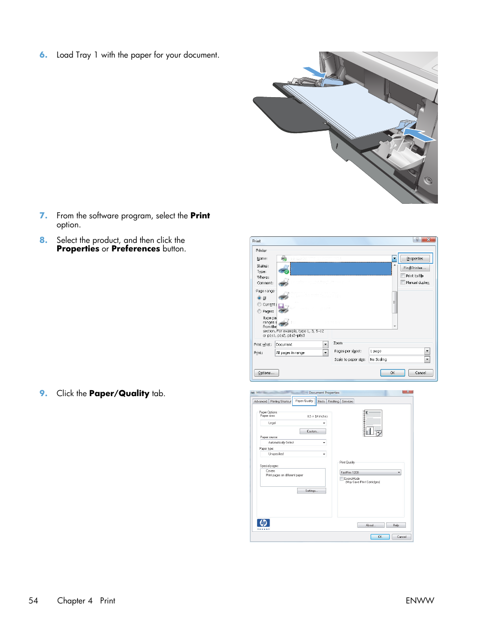 HP LaserJet Pro M521 Multifunction Printer series User Manual | Page 68 / 256