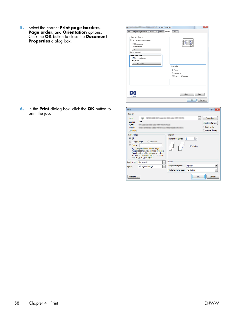 HP LaserJet Pro M521 Multifunction Printer series User Manual | Page 72 / 256