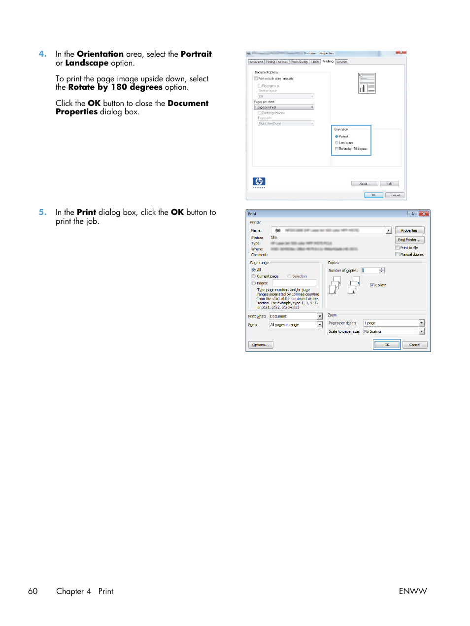 HP LaserJet Pro M521 Multifunction Printer series User Manual | Page 74 / 256