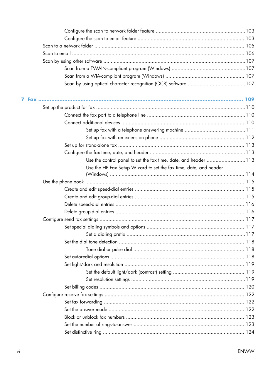 HP LaserJet Pro M521 Multifunction Printer series User Manual | Page 8 / 256