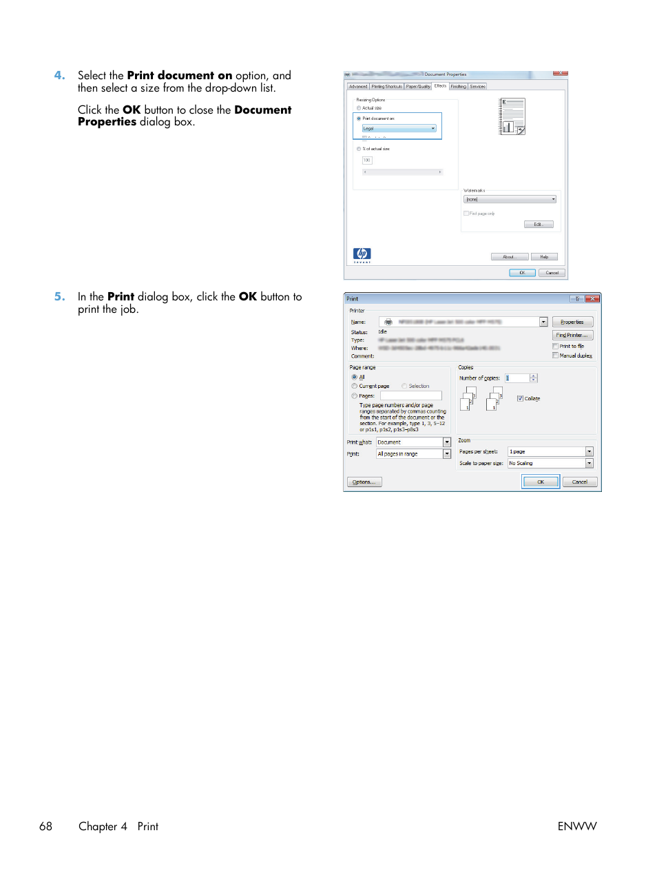 HP LaserJet Pro M521 Multifunction Printer series User Manual | Page 82 / 256