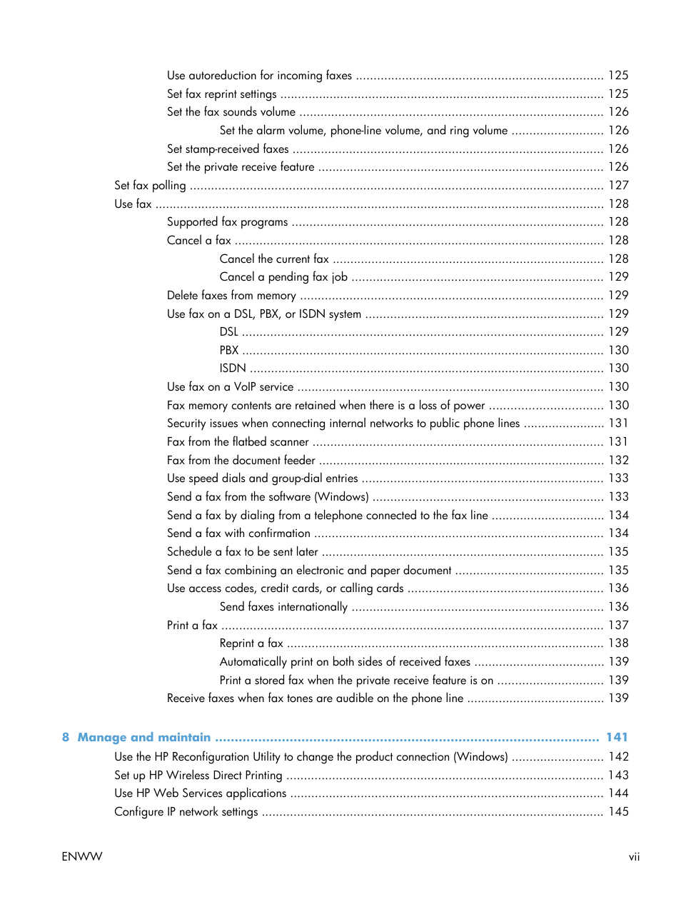 HP LaserJet Pro M521 Multifunction Printer series User Manual | Page 9 / 256