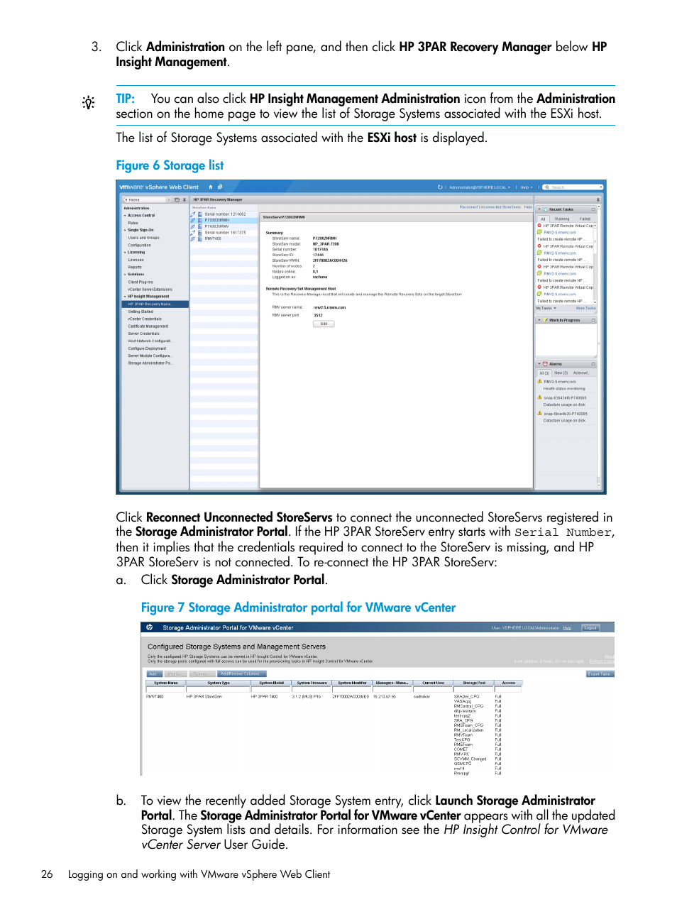 HP 3PAR Application Software Suite for VMware User Manual | Page 26 / 69