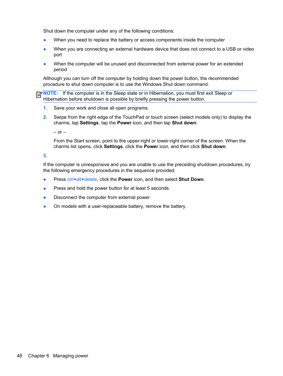 HP ENVY 15-j181nr Notebook PC User Manual | Page 58 / 90