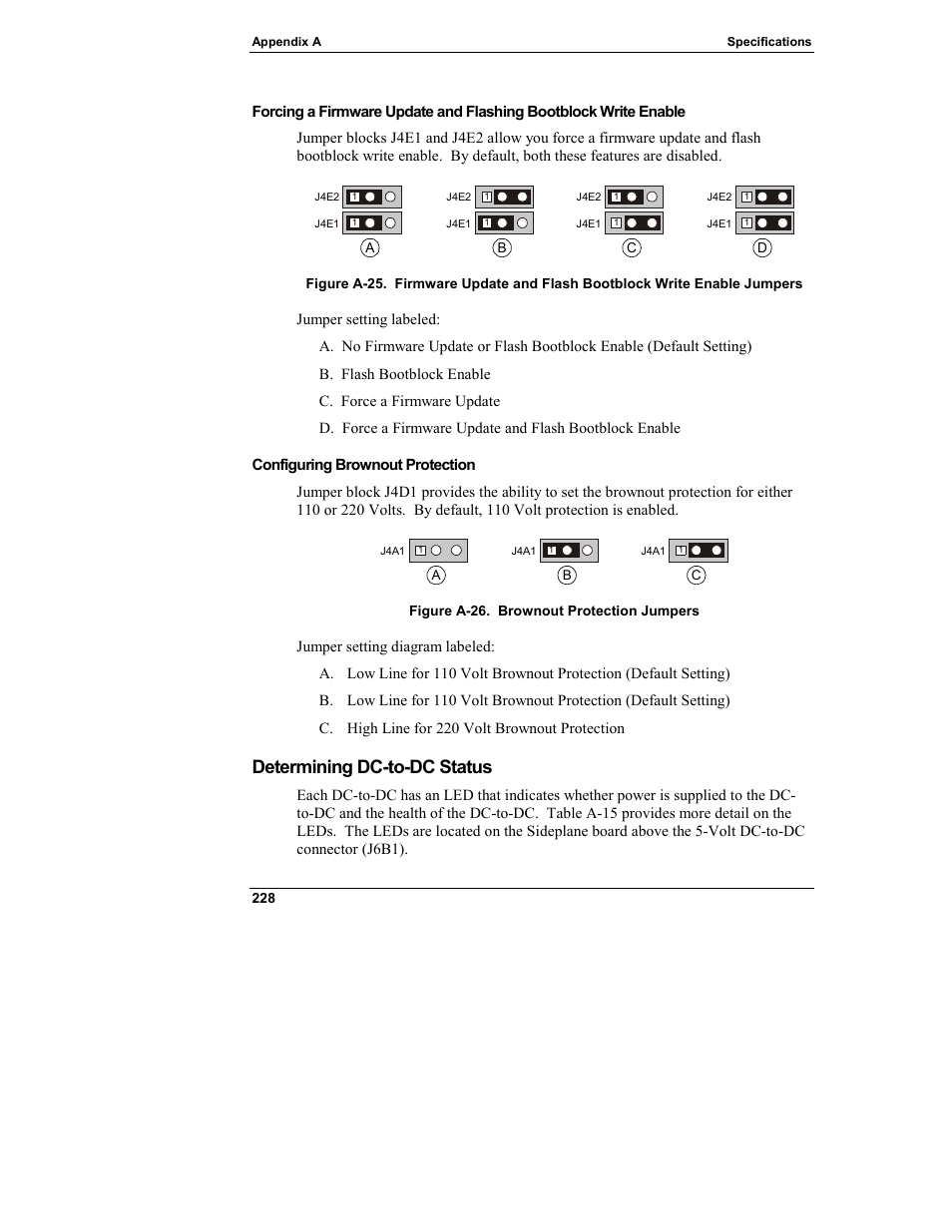 Determining dc-to-dc status | HP Integrity rx4610 Server User Manual | Page 236 / 249