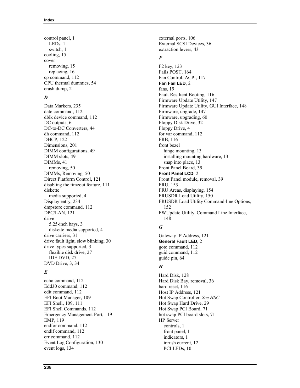 HP Integrity rx4610 Server User Manual | Page 246 / 249