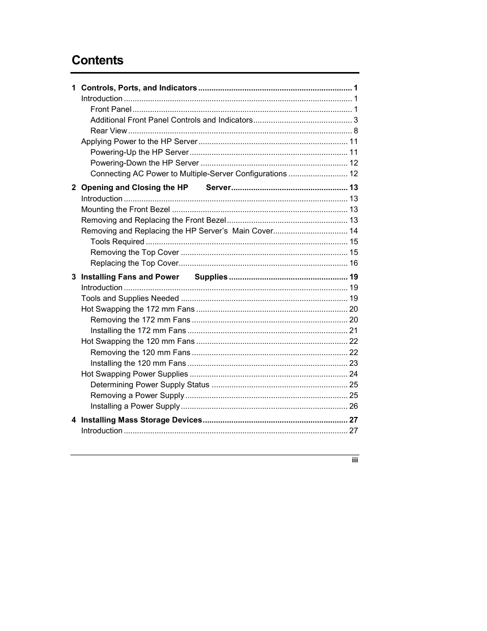 HP Integrity rx4610 Server User Manual | Page 3 / 249